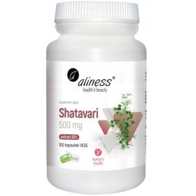   Aliness Shatavari 500 mg, 100 kapsul - Dodatek za podporo ženskega zdravja
