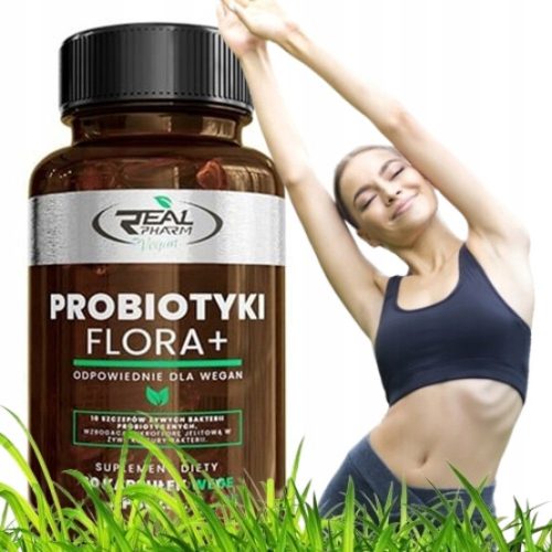 Probiotiki Flora+ Real Pharm za močnejše črevesje in boljšo odpornost