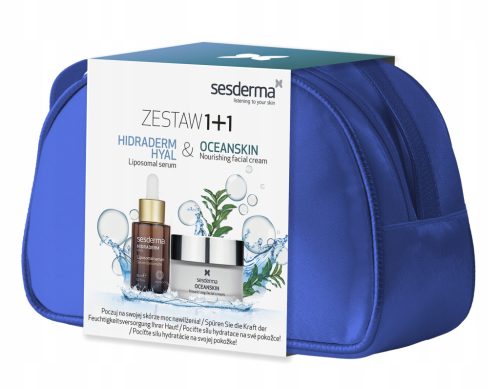 SESDERMA Komplet za nego kože: Hidraderm Hyal Serum in Oceanskin Hranilna Krema
