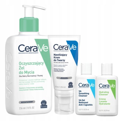 Darilni Set CeraVe Dermokozmetike za Obnovo in Vlaženje Kože 