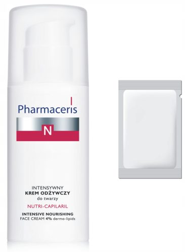 Hranilna krema Pharmaceris N Nutri-Capilaril za občutljivo in nagnjeno kožo, 50ml