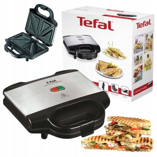  Tefal UltraCompact SM1552 opekač kruha srebrno/siv 700 W