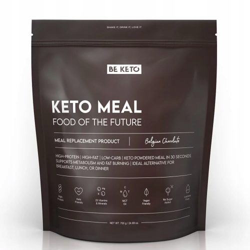 Keto obrok z belgijsko čokolado BeKeto - Popolna podpora za keto dieto