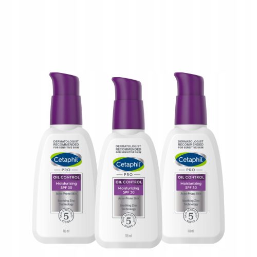 Cetaphil Pro Oil Control vlažilna matirajoča krema SPF 30, 354ml (3x 118 ml)