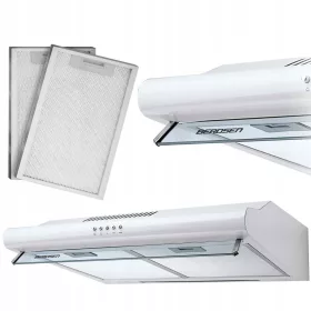 Podomarska napa Berdsen BE-10A 60 cm bela LED 205 m³/h