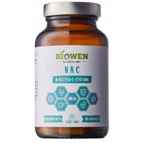   Biowen NAC 600 mg - 100 kapsul, dodatek brez glutena in polnil