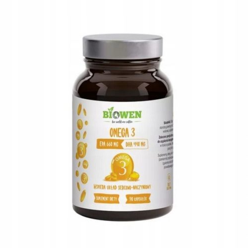 Biowen Omega 3 - EPA 660 mg, DHA 440, 90 kapsul