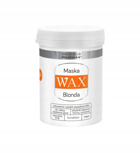 Blonda Wax NaturClassic - Intenzivna regeneracijska maska za svetle lase, 240 ml