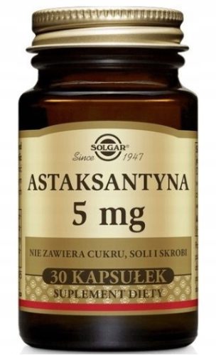 Solgar Astaksantin 5 mg, 30 kapsul za nego kože - Antioxidant iz alg