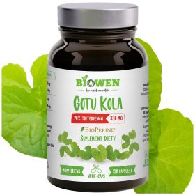 Gotu Kola Ekstrakt 120 Vegan Kapsul (330mg) - Brezglutenski