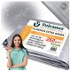 Odlična večsezonska zaščitna ponjava Vulcanus® PREMIUM 4x5 m - srebrno-črna