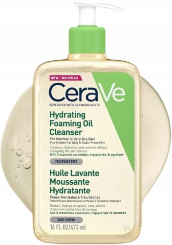 CeraVe Hydrating Foaming Oil 473 ml - Olje za umivanje obraza in telesa