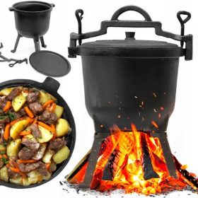    8L LITOŽELEZNI stoječi kotliček Meyerhoff PRAŽENI KOŠČKI PRAŽENI KOŠČKI