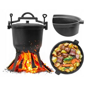    10L LITOŽELEZNI stoječi kotliček Meyerhoff PRAŽENI KOŠČKI PRAŽENI KOŠČKI