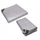 2x Odporna Vodoodporna Srebrna Plandeka 120g/m2