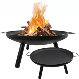  VRTNI KAMIN VELIKI ŽAR OKROGLA POSODA 60cm Premium