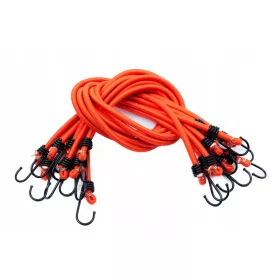   Elastična Vrv z Kovinskimi Kavlji 30X - 0,8x80 cm za Varno Mocenje