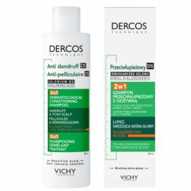   Vichy Dercos DS 2v1 protiprhljajni šampon za lažje razčesavanje, 200 ml