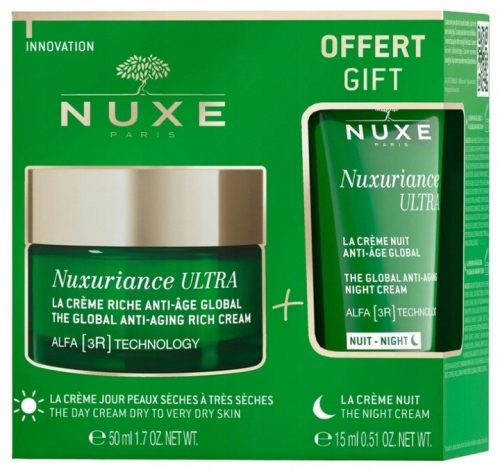 Set kremov Nuxe Nuxuriance Ultra, dnevni in nočni anti-ageing krem