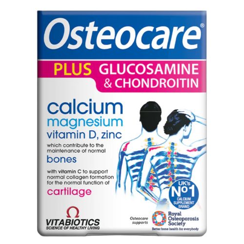 Prehransko dopolnilo Osteocare Plus z glukozaminom in hondroitinom za močne kosti in sklepe