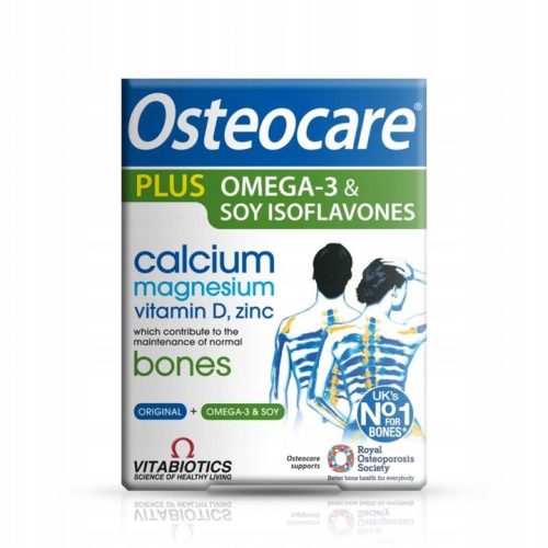 Vitabiotics Osteocare Plus – Podpora za zdravje kosti z Omega-3 in izoflavoni