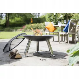 RedFire Chicago Garden Fire Pit, črna, jeklo, 75 cm