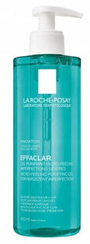 La Roche-Posay Effaclar mikropiling gel, 400 ml - za aknasto kožo