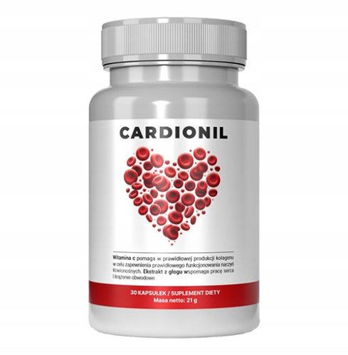 Cardionil - Dodatek za podporo srčno-žilnega sistema, 30 kapsul