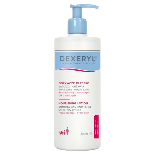 DEXERYL Hranilno Mleko - Intenzivna Vlažilna Negovanost in Hitra Absorpcija, 500 ml