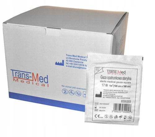 Sterilna Gaza TRANS-MED, 17-nitna, 1m² (100 kosov)
