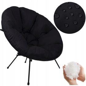 Blazina za vrtni stol ACAPULCO UBBERUP 90x105 cm črna