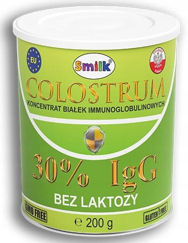 Colostrum Bydlęce Bez Laktozy 30% 200g - Koncentrat Białek