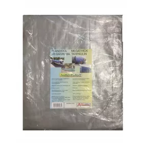 Debelo Srebrno Prevleko PE 4 x 5 m, 130 g/m2, UV Zaščita