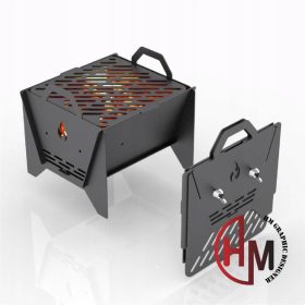  MINI ZLOŽLJIV ŽAR HITRO MONTAŽNI LAHKI ŽAR