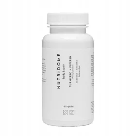   Nutridome Kurkuma & Piperyna: Naravna Podpora za Prebavo in Jetra, 60 Kapsul