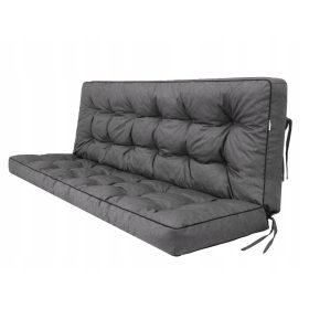   Gugalna blazina za vrtno klop 140 cm, vodoodporna + 2 jastuka