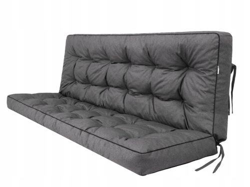 Gugalna blazina za vrtno klop 140 cm, vodoodporna + 2 jastuka
