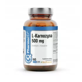   L-Karnozin 500 mg s BioPerine® - 60 kapsul Clean Label Pharmovit