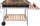  Žar BBQ Collection 98 x 56 x 85 cm, srebrn