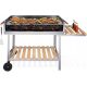  Žar BBQ Collection 98 x 56 x 85 cm, srebrn