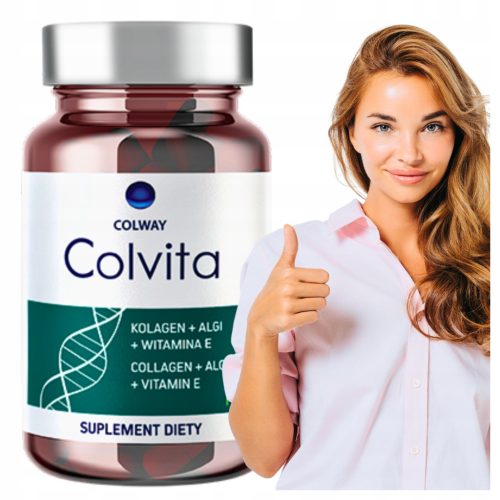 Colvita Colway: Kapsule z ribjim kolagenom, algami in vitaminom E za mladostno kožo