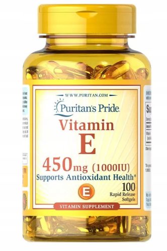 Dopolnilo Prehrani z Vitaminom E - 1000 IU, 100 Gel Kapsul