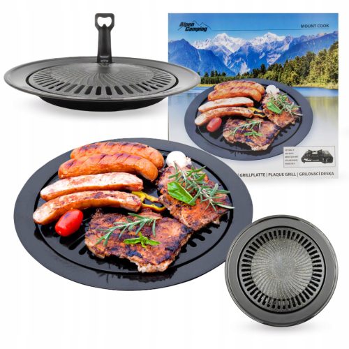  Žar Plošča Posoda za ŠTEDILNIK ALPEN CAMPING TOURIST 32 cm