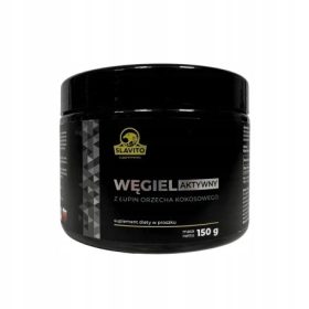   Aktivno oglje SLAVITO za prebavo in metabolizem, 150g - iz kokosovih lupin