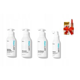   4-stopenjski set za obnovo las HairLXR+ z brezplačnim balzamom za ustnice