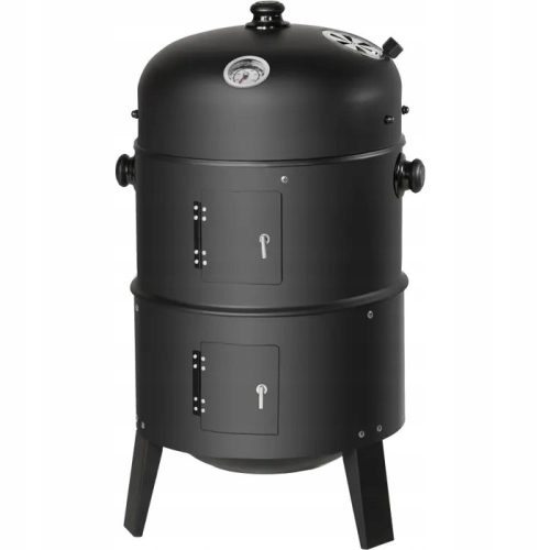  Žar na oglje Smokehouse Steamer 3v1