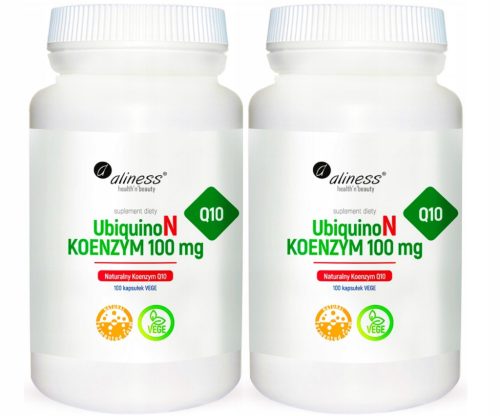 Naravni Koenzim Q10 UbiquinoN - 100 mg, 100 VEGE kapsul