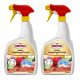 2 x SUBSTRAL Kwiaty Zaščita Rastlin 2v1, Pršilnik 800ml