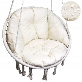   Gugalna blazina gnezdo štorklje vodoodporna premium - krem semiš