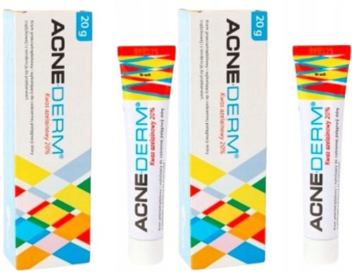 Acnederm2 20g - Krema z azelaično kislino za akne in pigmentacije